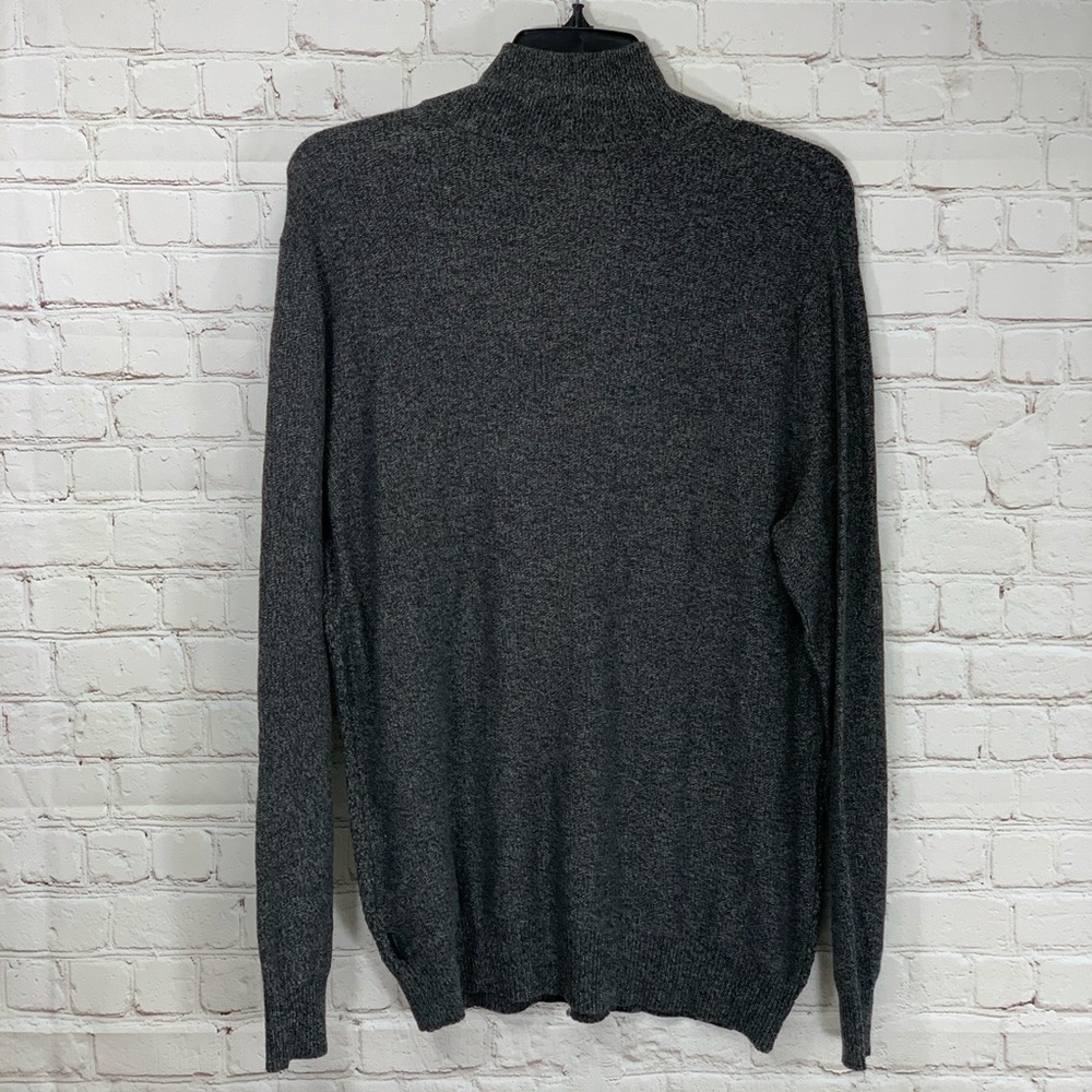 NWOT Calvin Klein Mock Neck Quarter Zip Sweater M - Picture 3 of 7